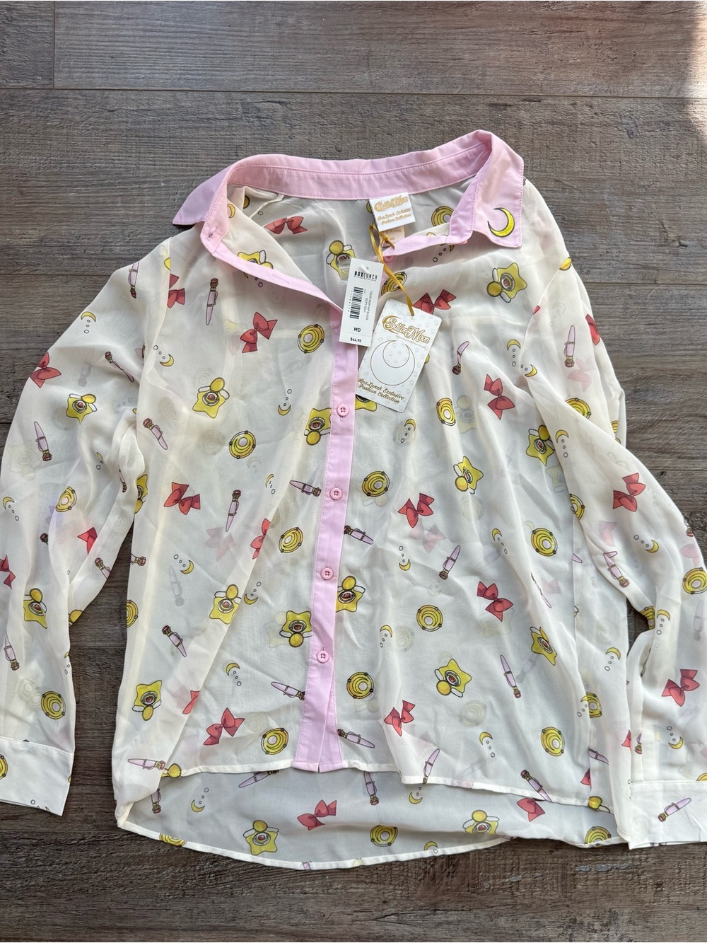 Box Lunch Sailor Moon Button Down Blouse